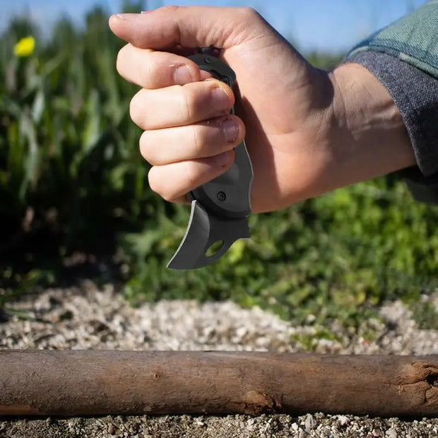 Schlüsselanhänger-Überlebenswerkzeug – Minimesser mit Karabiner für Outdoor-Abenteuer